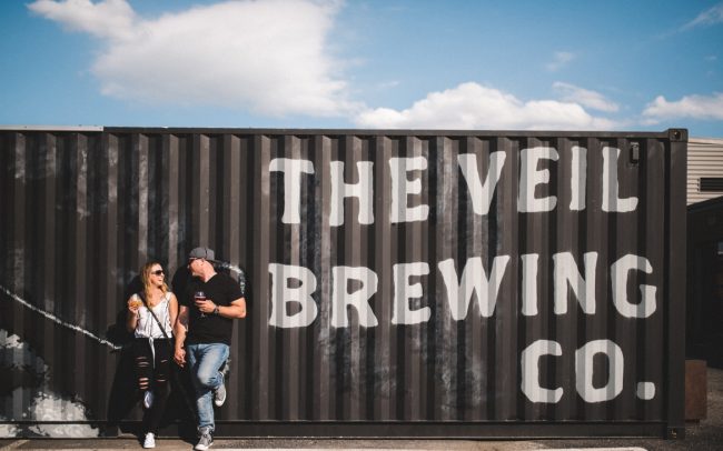 Engagement Photo Session Richmond Brewery Veil Brewing